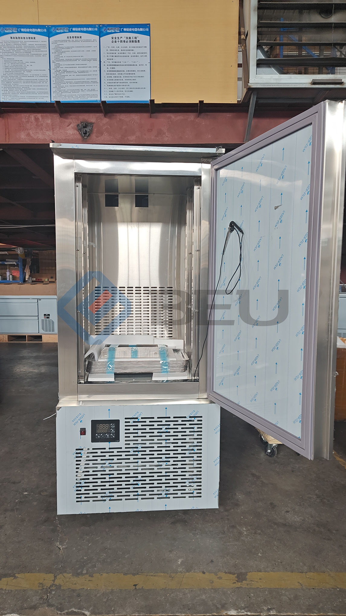 -80℃ 15 Trays Blast Freezer Machine