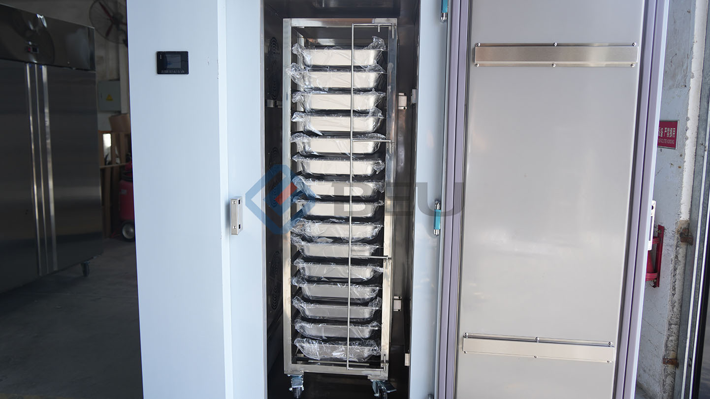 30 Trays Commercial Blast Freezer With Trolley Cart