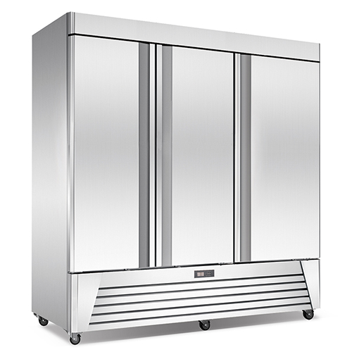 78" Three Door Bottom Mount  Reach‑In Freezer