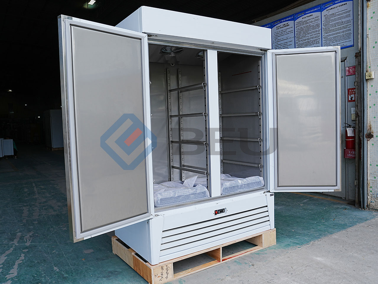 54" Double Door Bottom Mount  Reach‑In Freezer