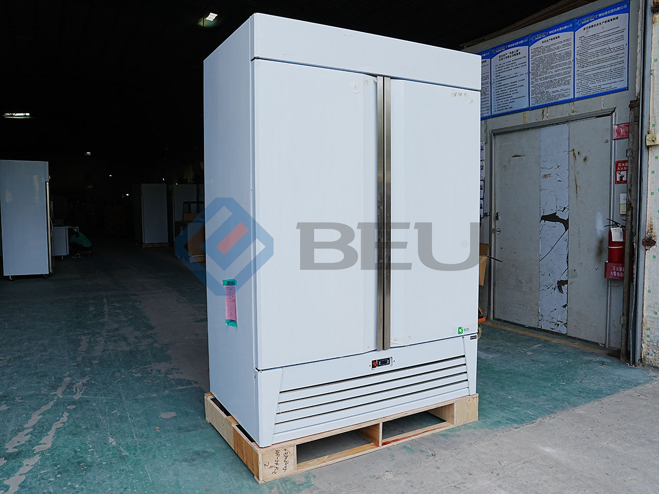 54" Double Door Bottom Mount  Reach‑In Freezer