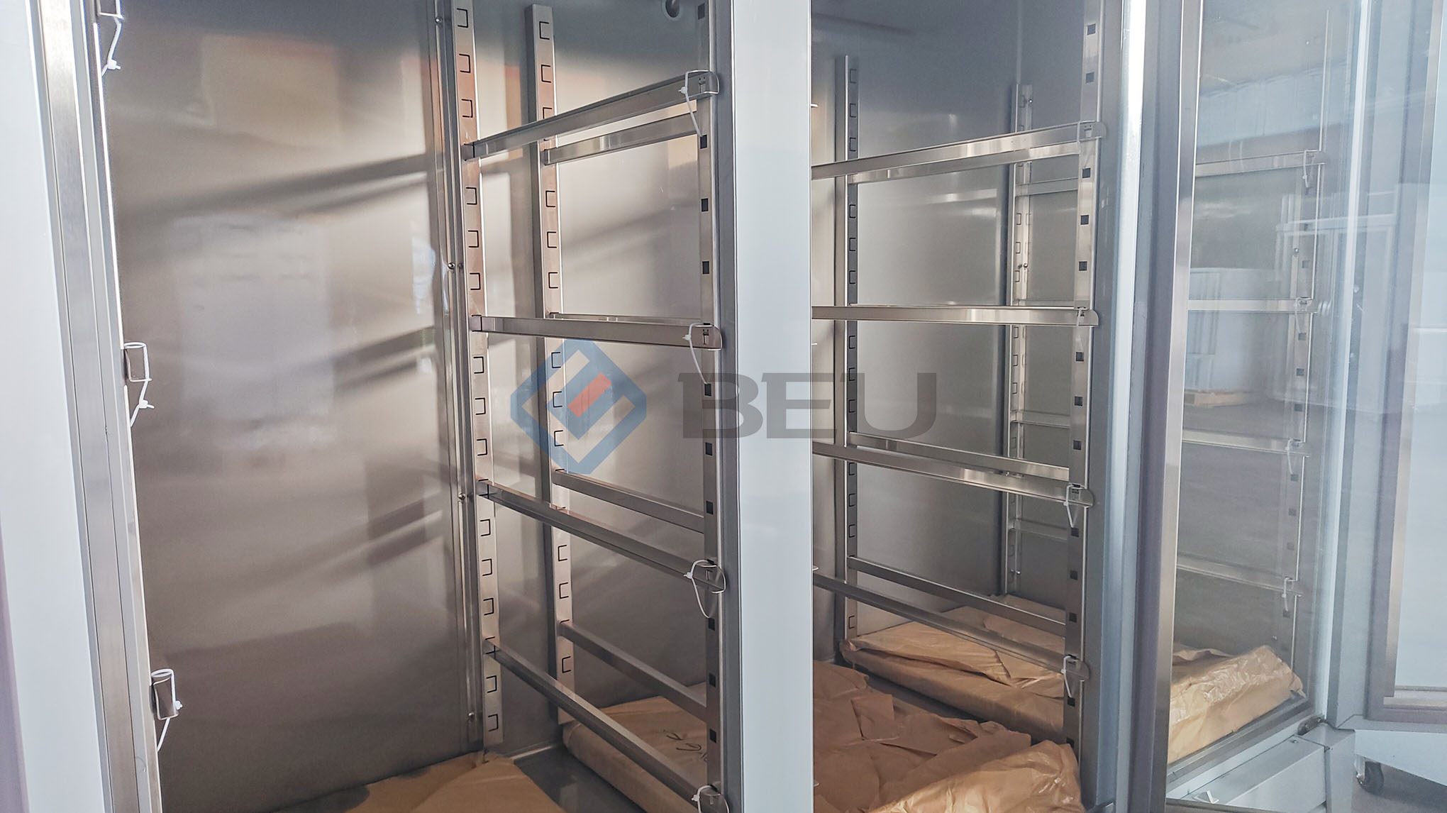 78" Three Glass Door Bottom Mount  Reach‑In Freezer