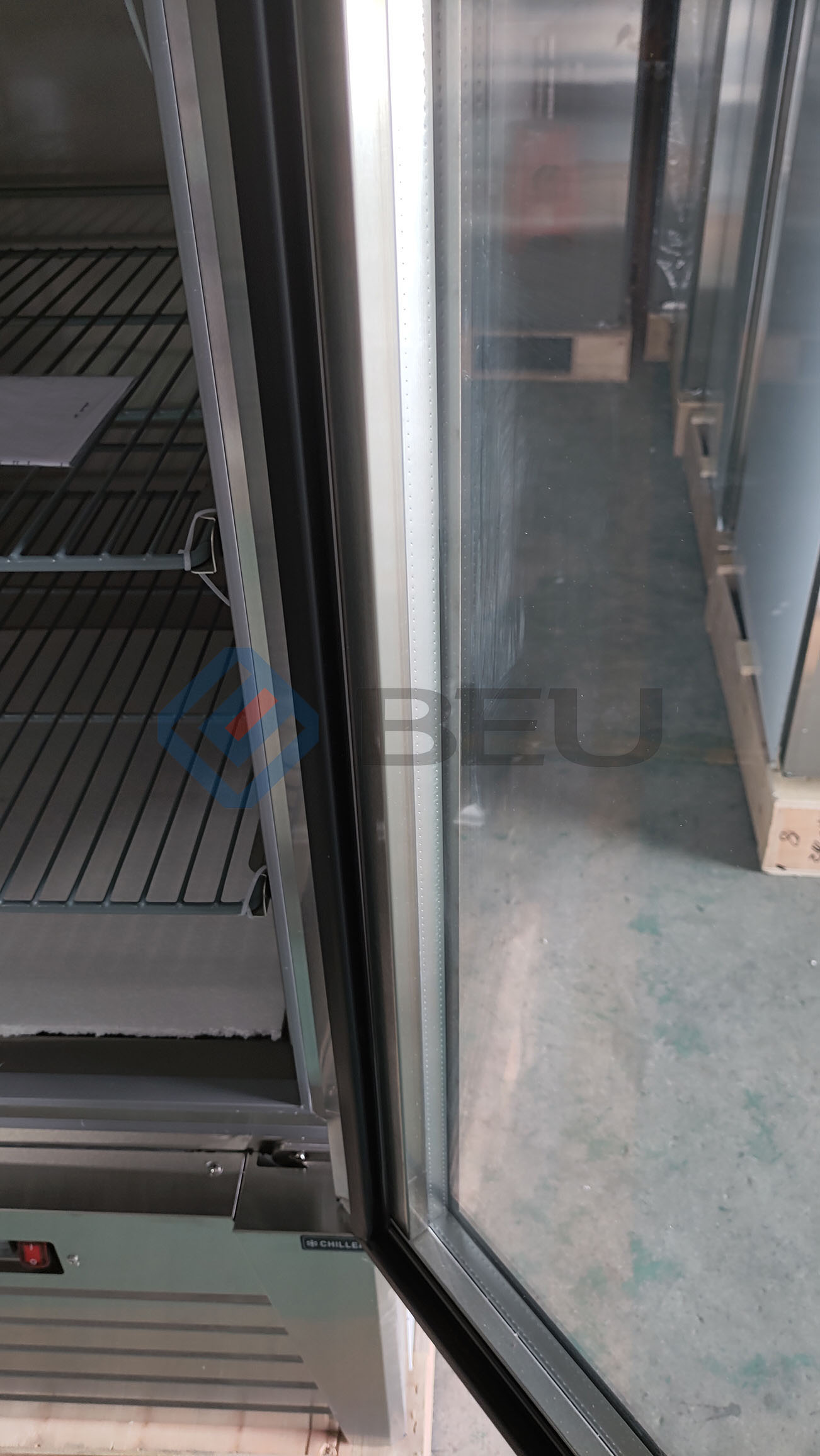 27" Single Glass Door Bottom Mount  Reach‑In Freezer