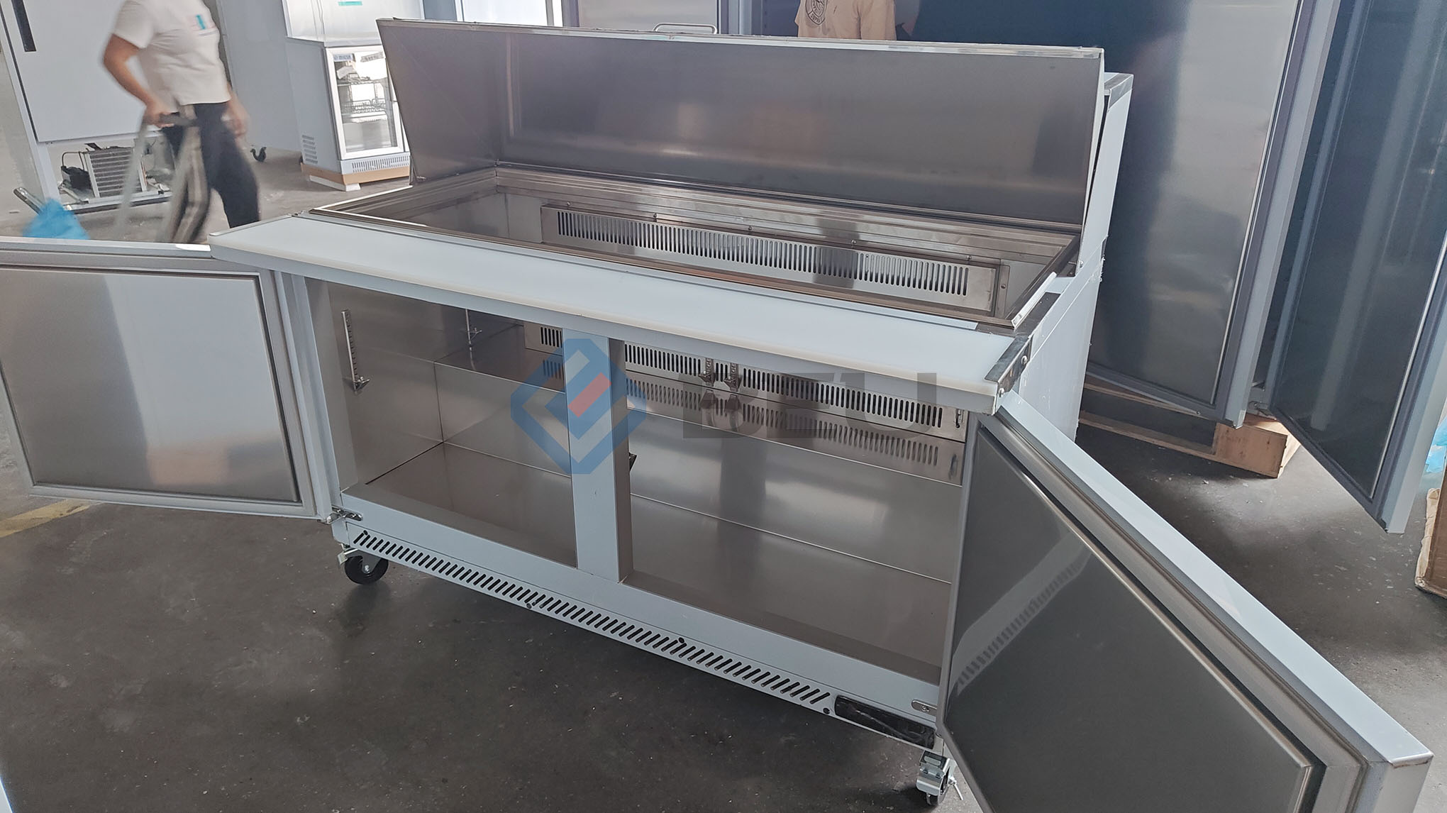 48" Deep Mega Top Salad Counter