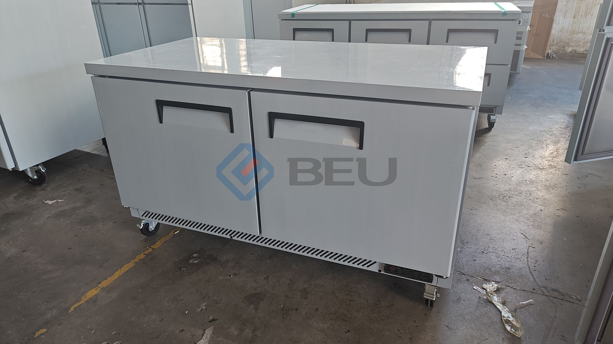 60" 2 Door Under Counter Freezer