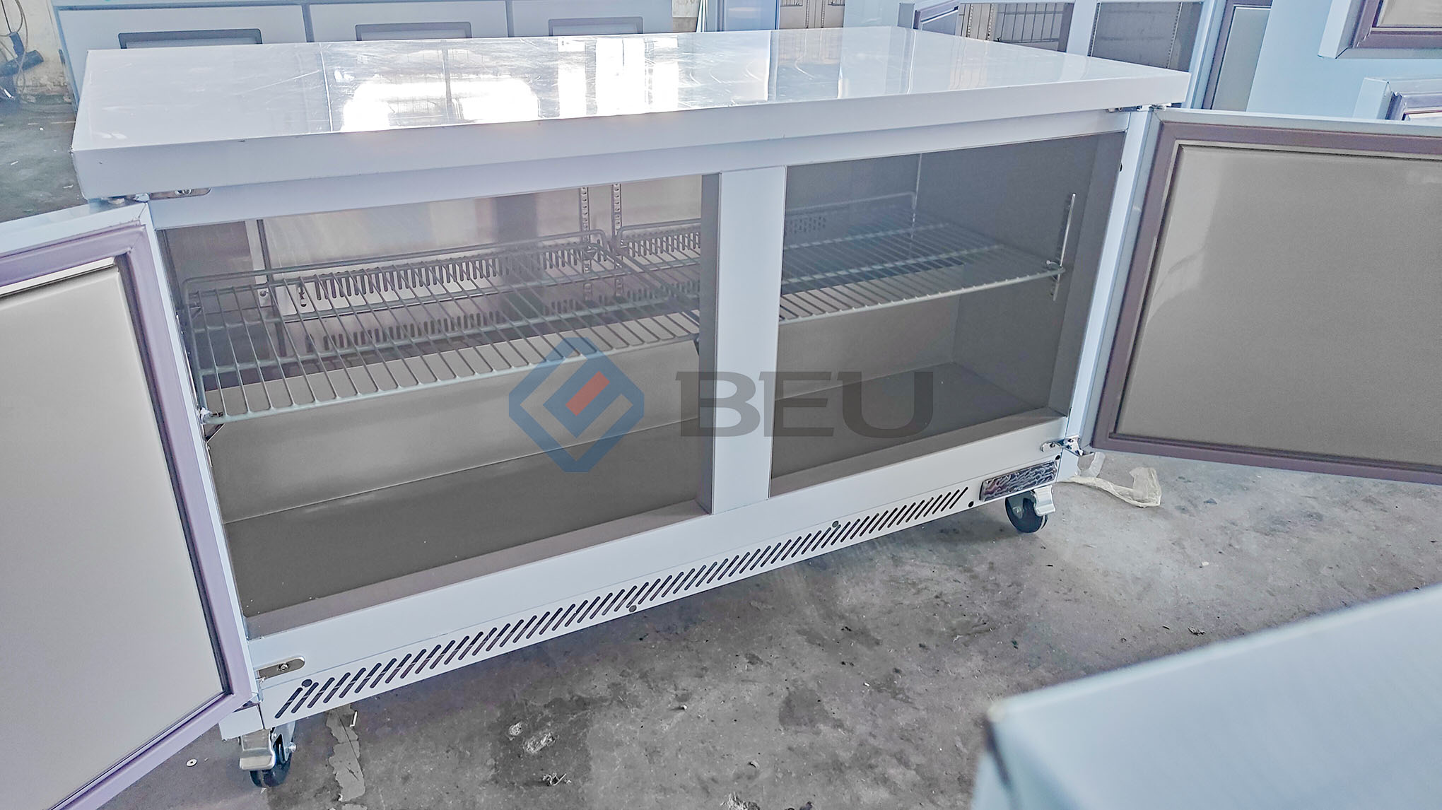60" 2 Door Under Counter Freezer
