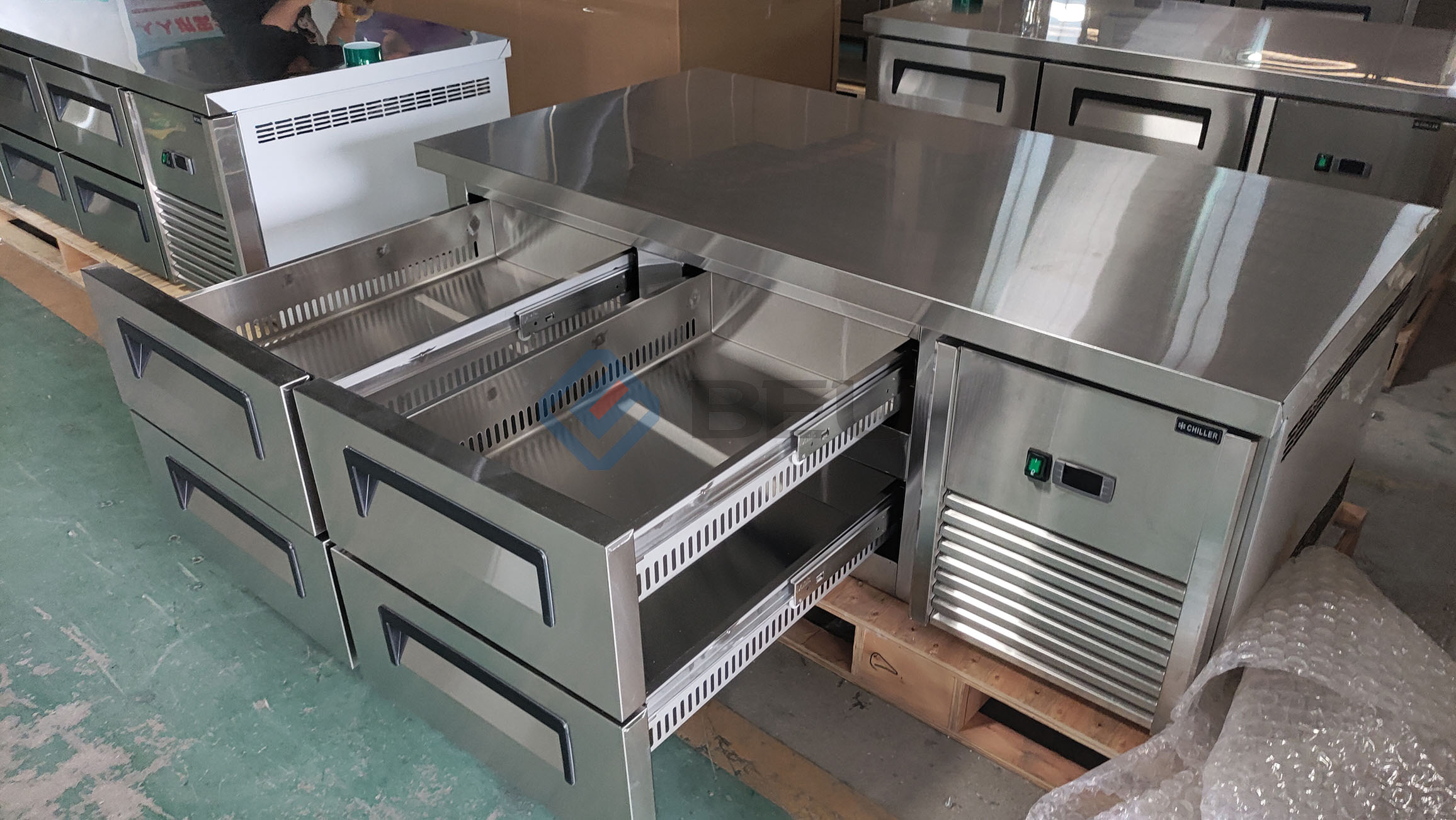 60" 4 Drawer Chef Base