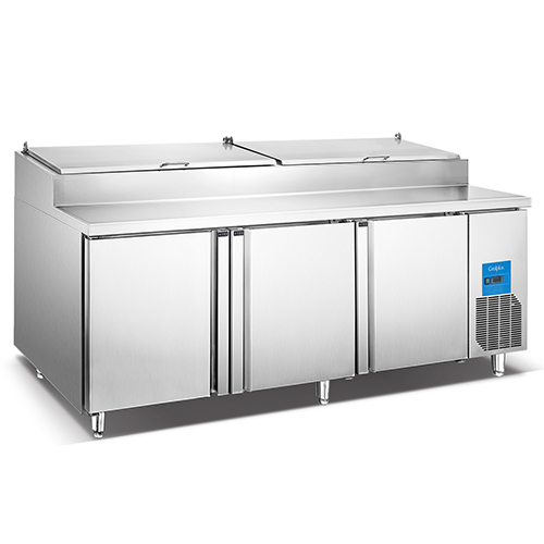 91" 3 Door Pizza Counter