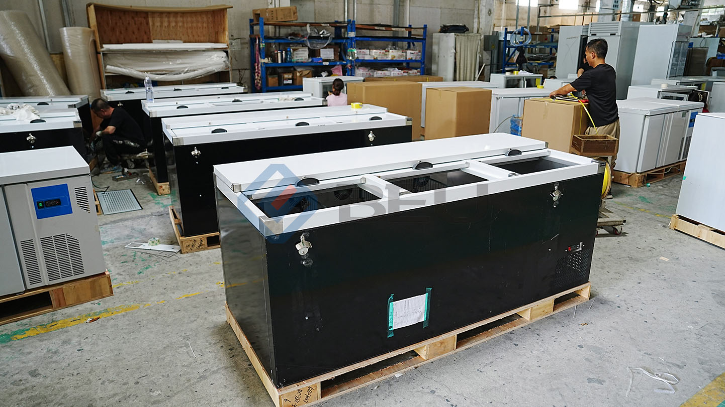 3 Sliding Door Beer Bottle Cooler