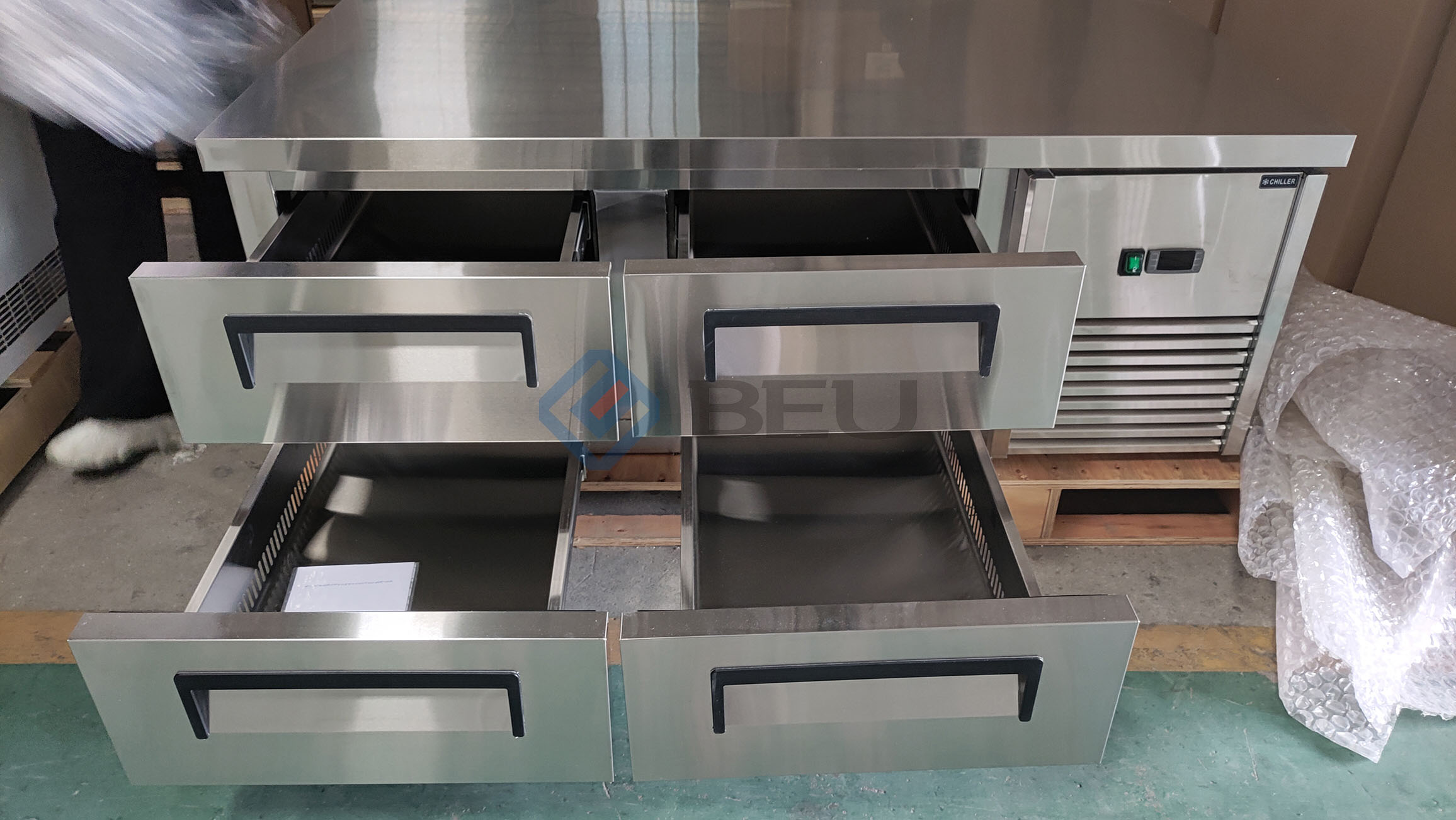 60" 4 Drawer Chef Base