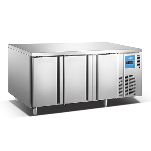 3 Door Commercial Counter Refrigerator