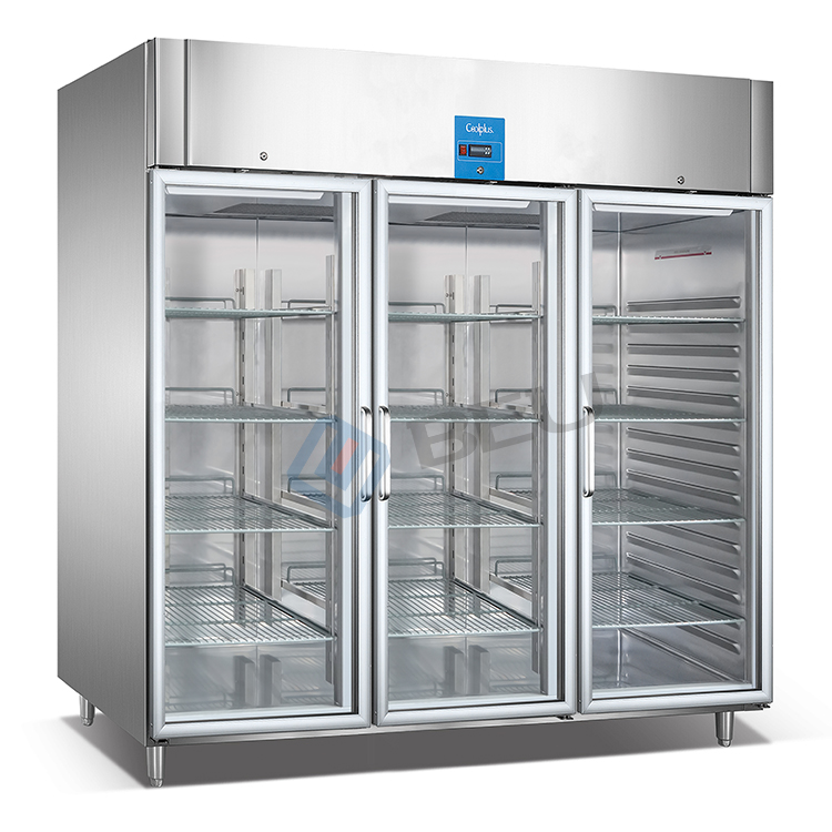 3 Glass Door Commercial Reach-In Refrigerator